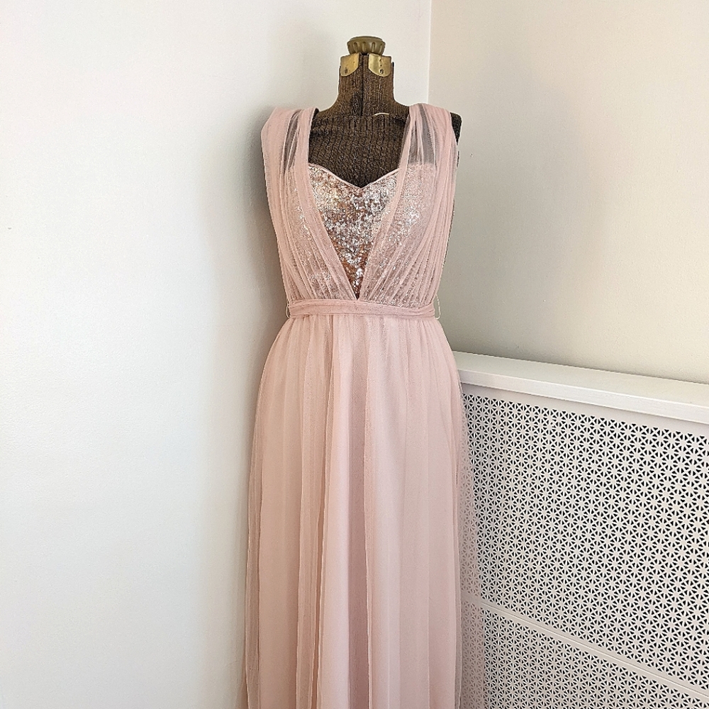 Christina Wu Celebrations sequin tulle dress evening gown